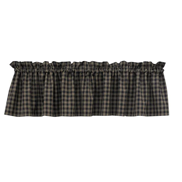 Black- Valance 72 x 14 inch