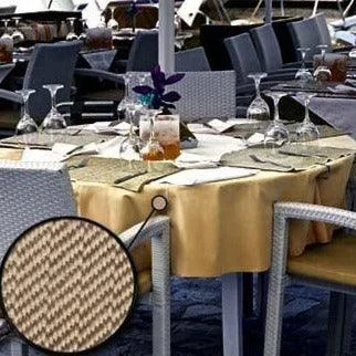 Round Fandango Herringbone Tablecloth