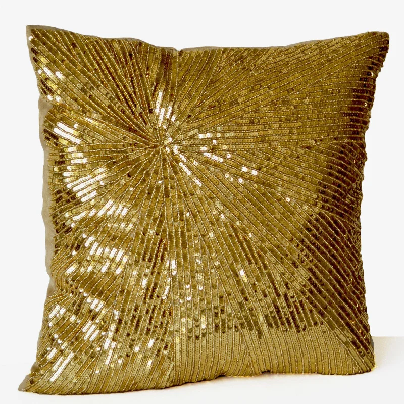 Gold Sequin Pillow