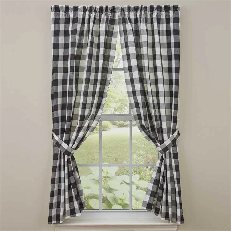 Wicklow Check Unlined Curtain Panels Pair 113-43