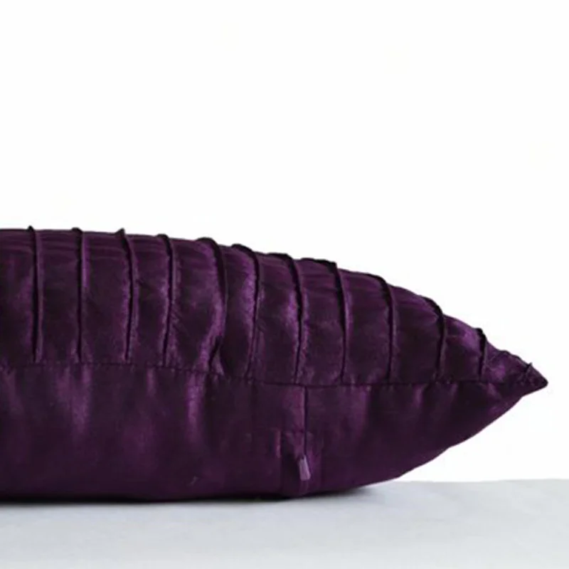 Purple Pillow Covers, Purple Decorative Pillow Dark Purple Throw Pillow Case