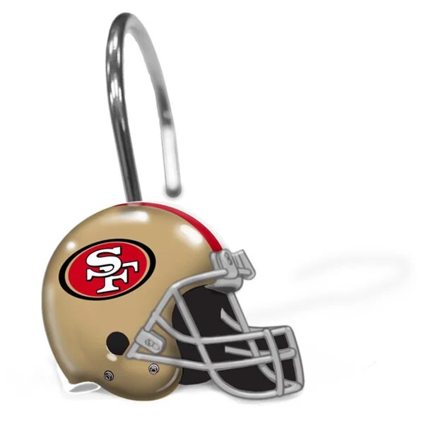 NFL 942 49ers Shower Curtain Rings - Multi