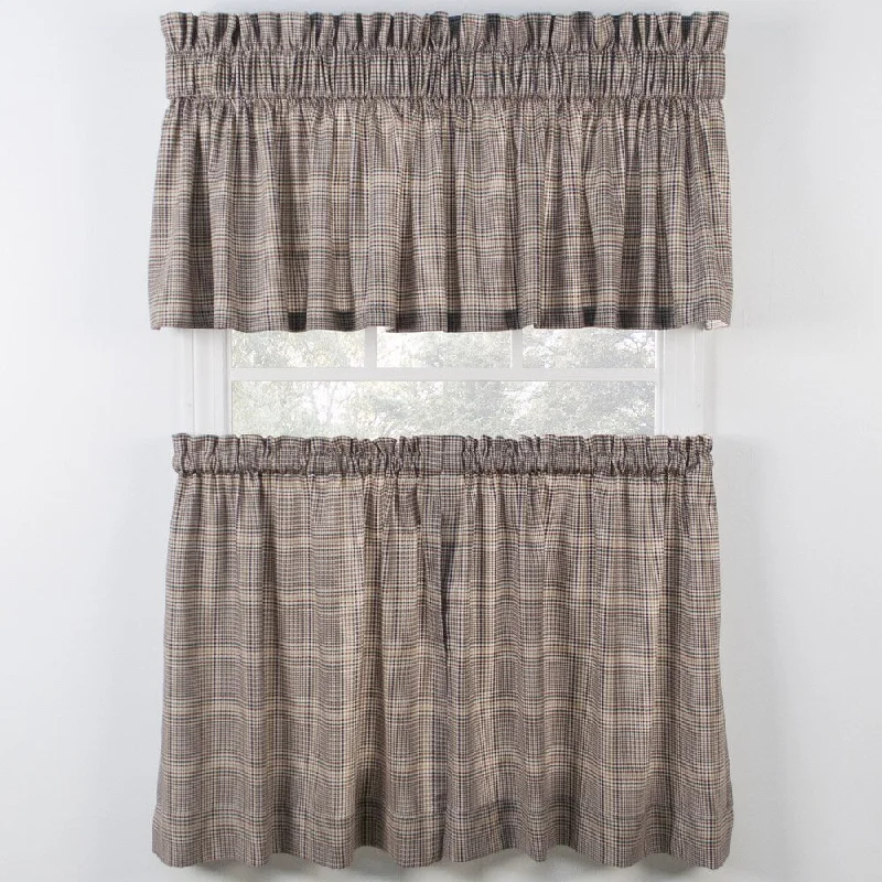 Ellis Curtain Morrison Patriot Tiers and Tailored Valance sold seperately