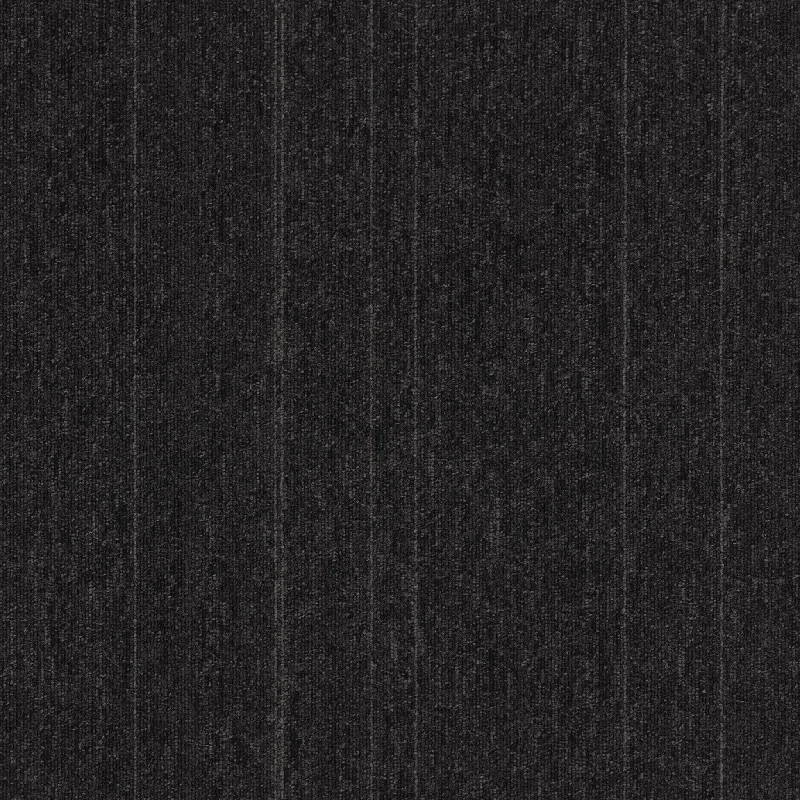 Pentz Carpet Uplink Groove 7289T-3121 Charcoal 24" x 24" (72 SF/Box)