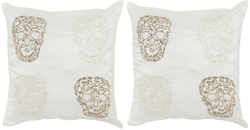 Safavieh Quatre Skull Pillow