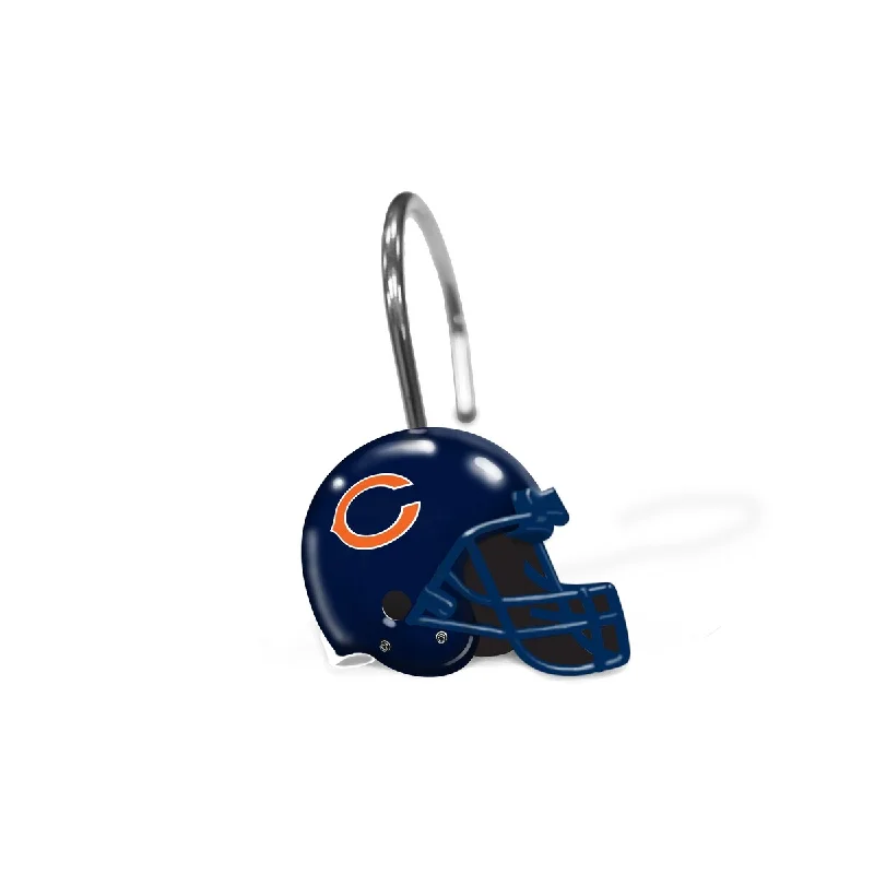 NFL 942 Bears Shower Curtain Rings - Blue