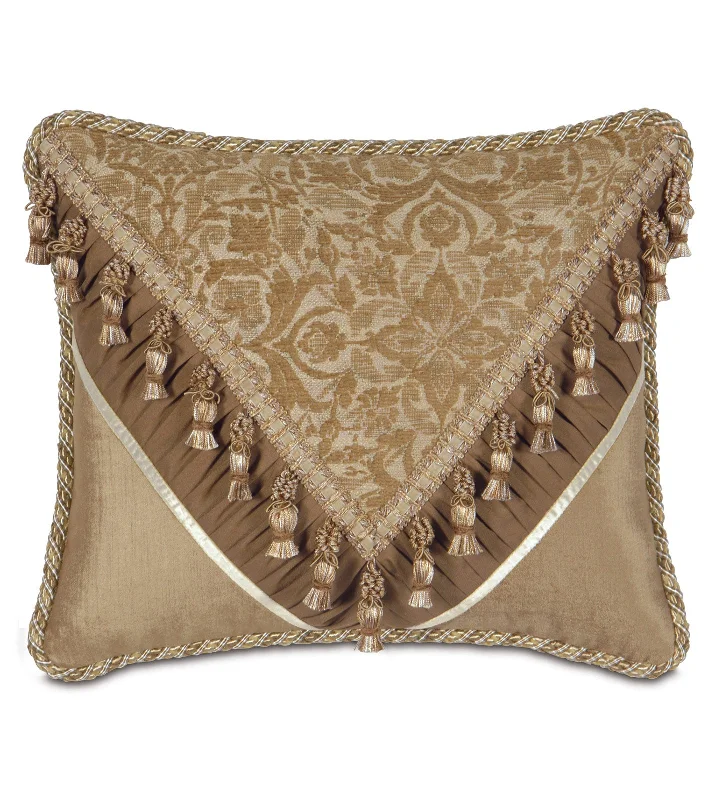 Angelina Damask Lumbar Pillow Cover 15x18