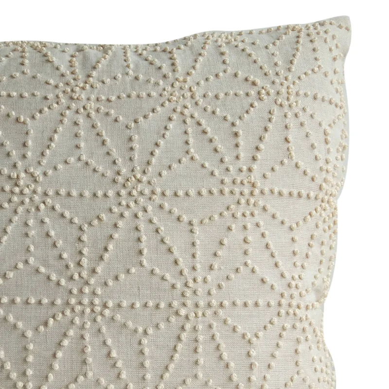 Asa no Ha Oatmeal Linen Pillow