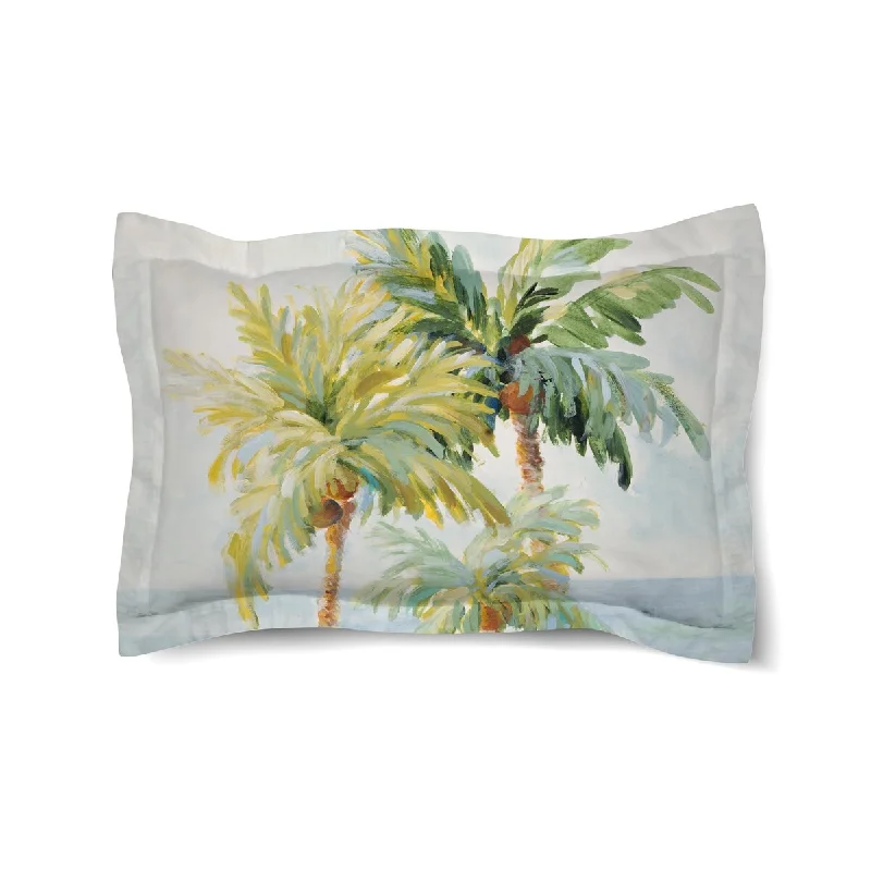 Laural Home Golden Palm Comforter Sham