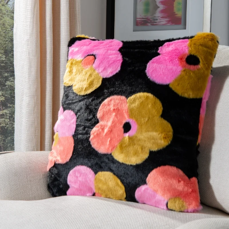 Safavieh Flower Child Fur Pillow