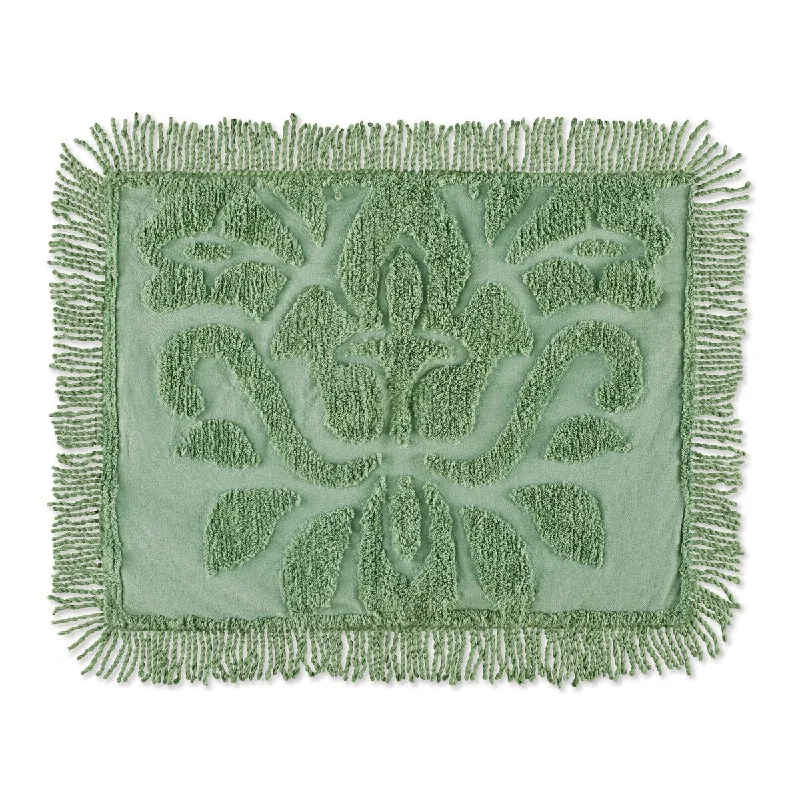 Eleanor Tufted Medallion Pattern Chenille Pillow Sham