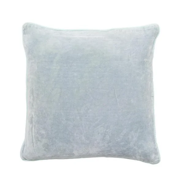 Eadie Lifestyle Lynette Velvet Silver Cushion 50cm x 50cm