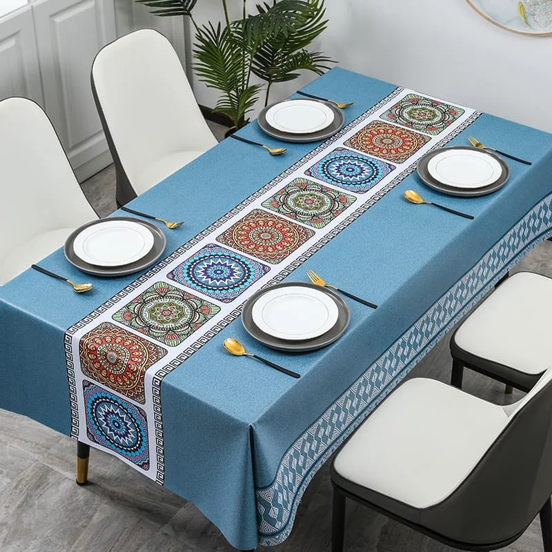 Ethnic Prints Rectangular Vinyl Tablecloths