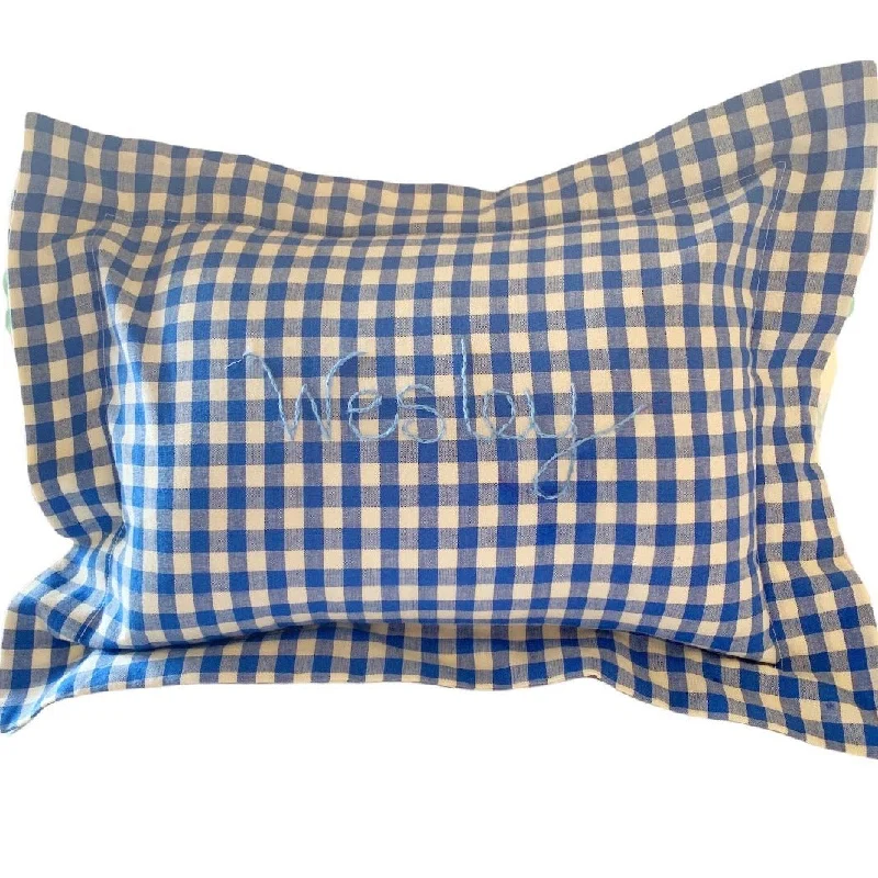 Embroidered Rectangle Pillow