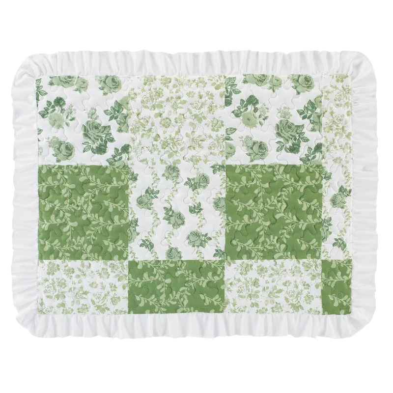 Alicia Patchwork Ruffle Border Pillow Sham