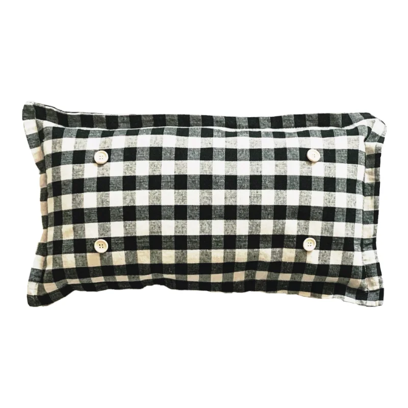 Pillow ONLY (with fluffy insert): Buffalo Check Gingham: BUFFALO CHECK PILLOW (with insert)