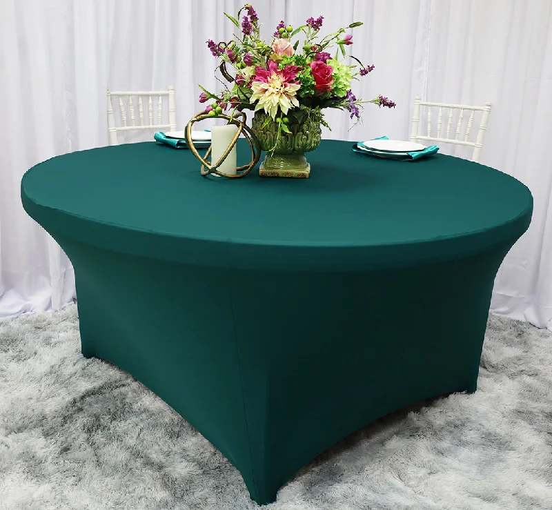 5 Ft Round Spandex (220 GSM) Table Cover - Oasis (1pc)