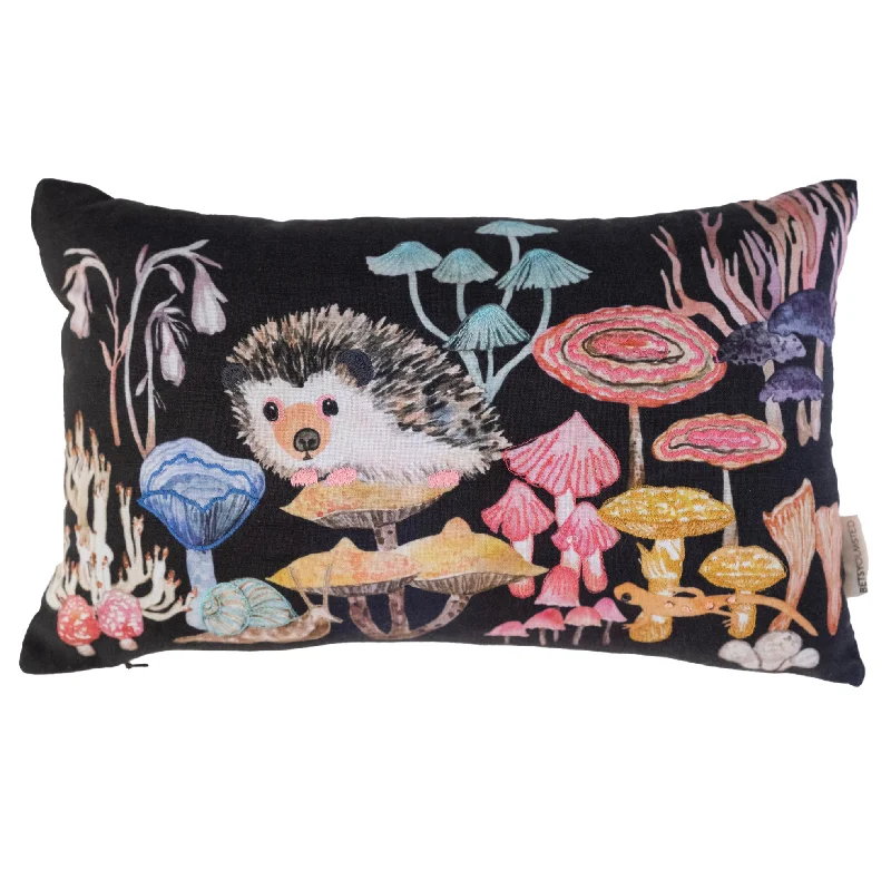 Pillow- Hedgehog Magic in nightshade 10"x16"