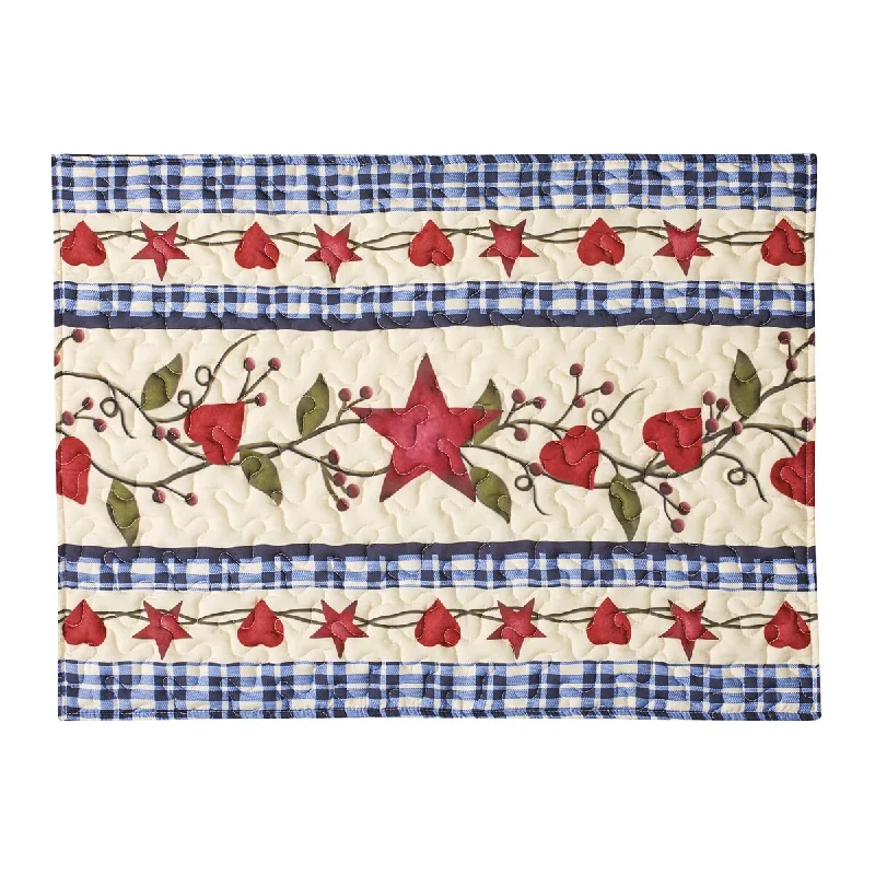 Americana Country Star Colorful Pillow Sham Cover