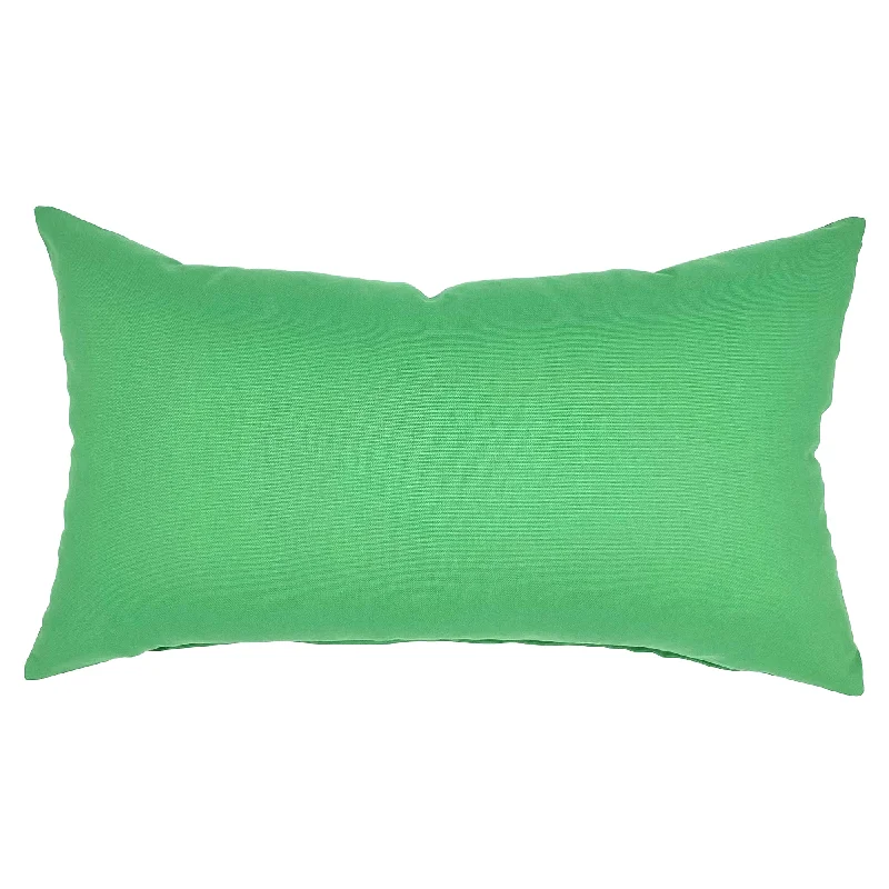 Verde Turquesa Lumbar Pillow Cover