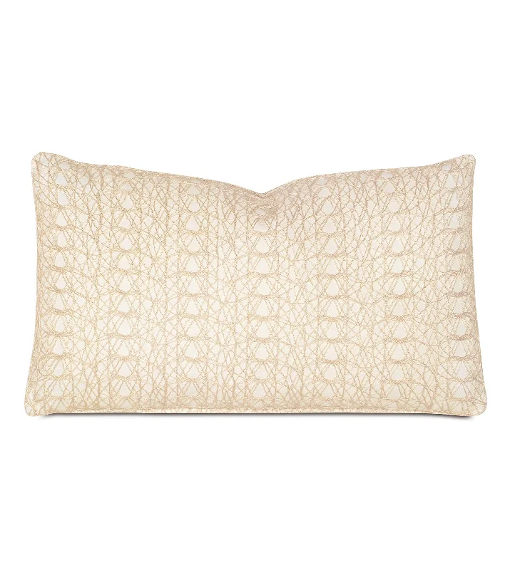 Bramble Crochet Lace Lumbar Pillow Cover 13x22