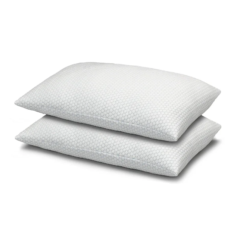 Cool N' Comfort Gel Fiber Pillow with CoolFlex Technology - Set of 2