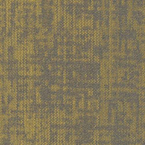 Shaw Contract - Creative Zone - Daydreamer Tile - 24 in. x 24 in. - Commercial Carpet Tile - Thoughtful Yellow