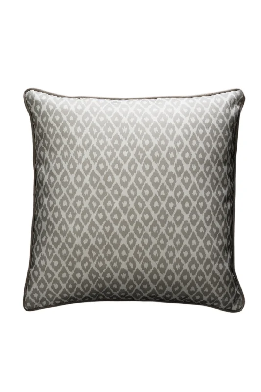 Diamond Print Outdoor Throw Pillow | Andrew Martin Gypsum