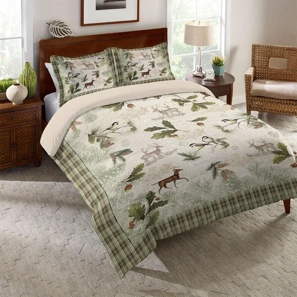 Laural Home Festive Forest Standard Pillow Sham