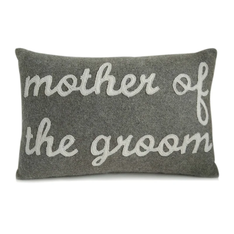 Throw Pillow Cover, Mother Of The Bride Pillow, Gift for Bride's Mom, Wedding Favors