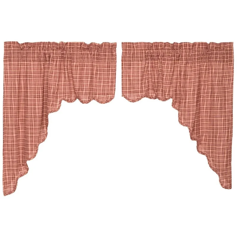 Independence Scalloped Swag Set - 36" x 36"