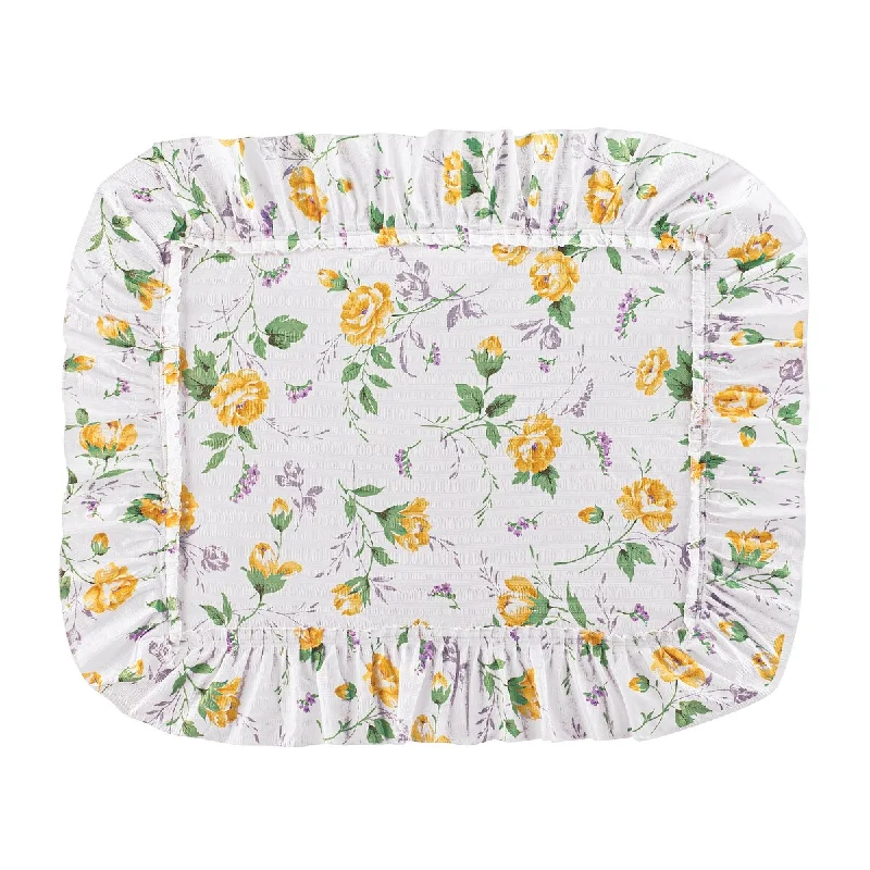 Nicole Plisse Lightweight Garden Floral Pillow Sham Set