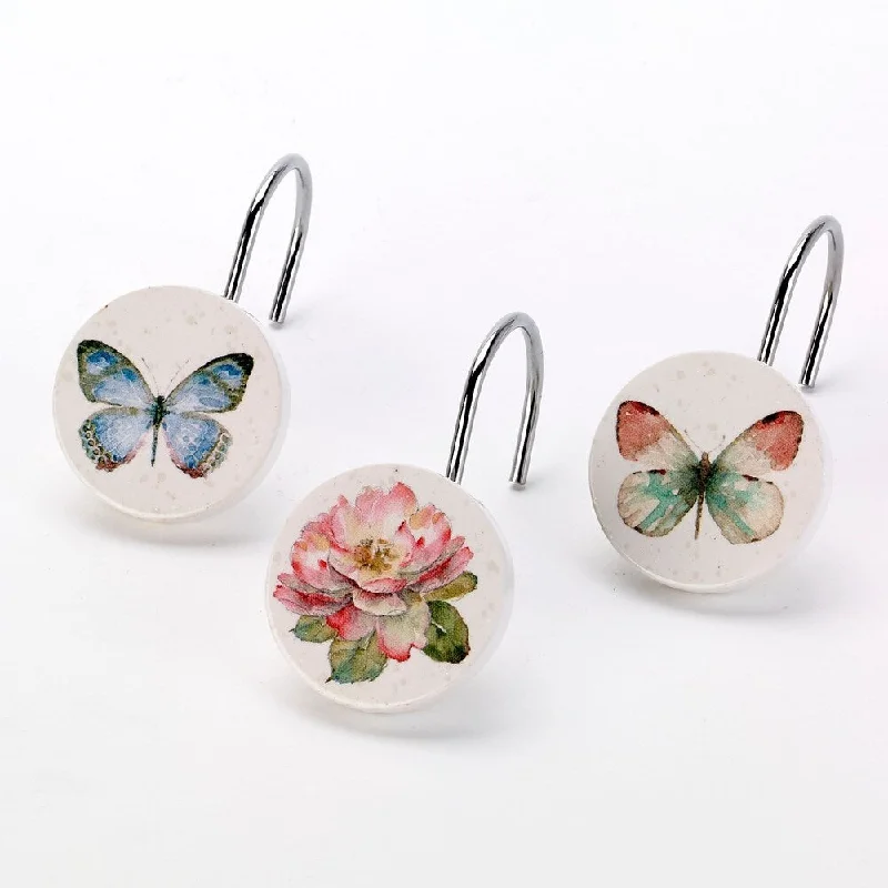 Avanti Butterfly Garden Shower Hooks