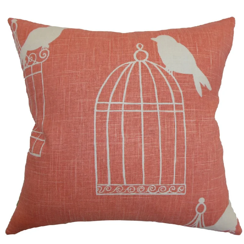 Alconbury Birds Euro Sham Melon