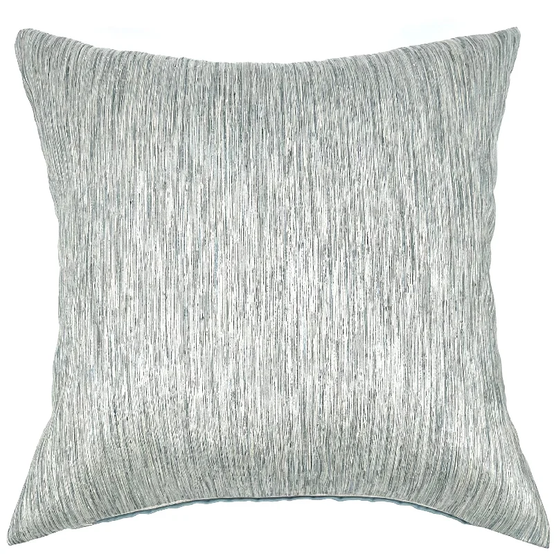 Light Gray/Blue Contemporary Throw Pillow Cover 22x22