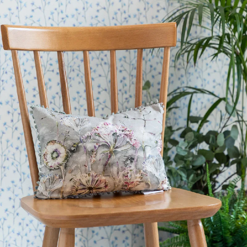 Langdale Printed Feather Cushion Orchid