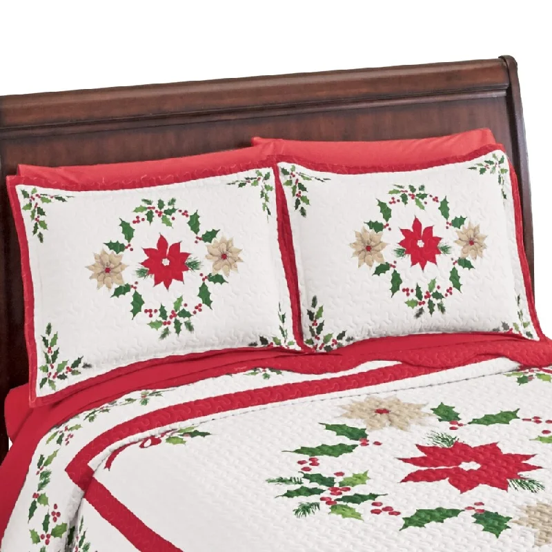 Christmas Evergreen Garland Pillow Sham