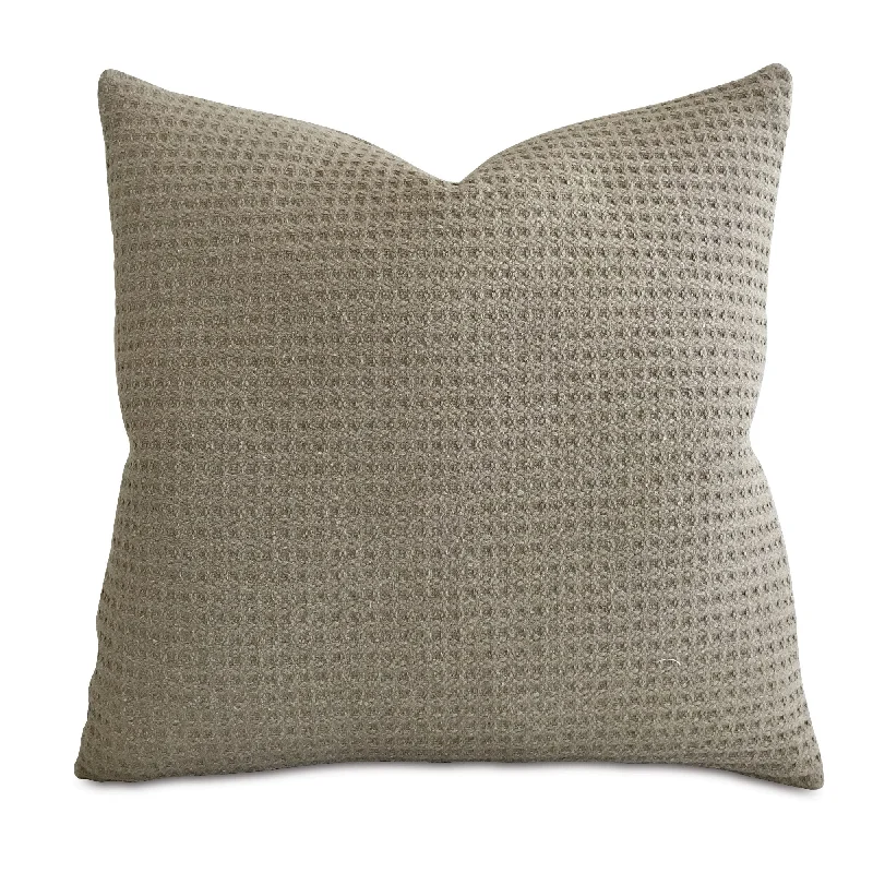 Neutral Textured Throw Pillow Cover 22x22