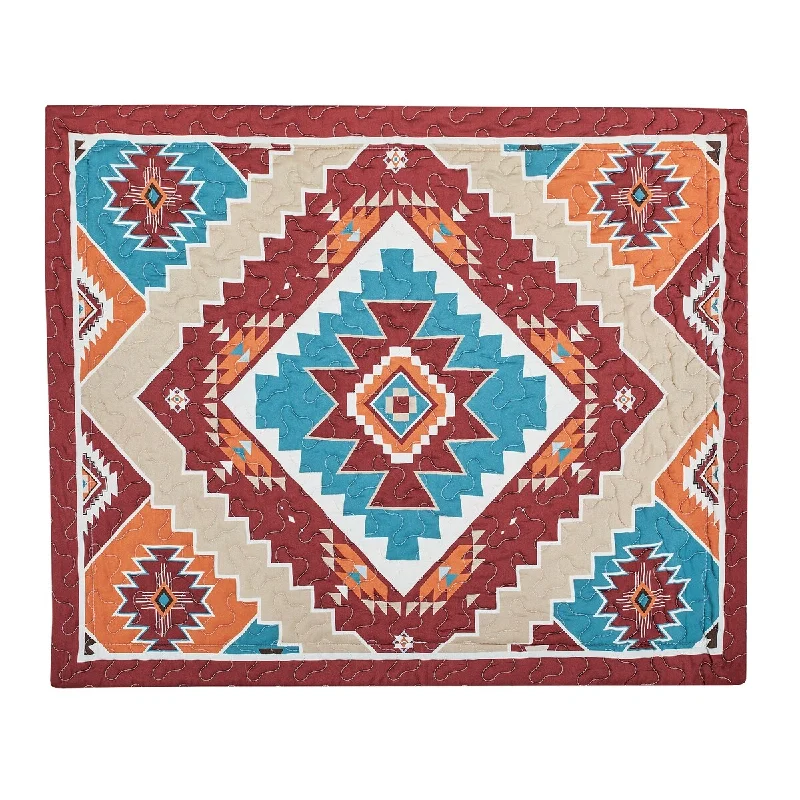 Traditional Southwest Diamond Pattern Pillow Sham