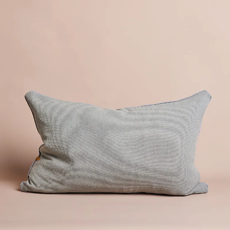 Vintage Wash Cushion | Olive w Piping