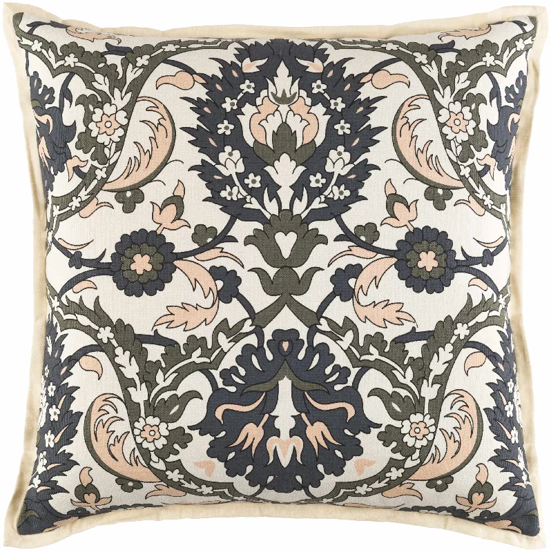 Giffnock Floral Peach Accent Pillow - Clearance