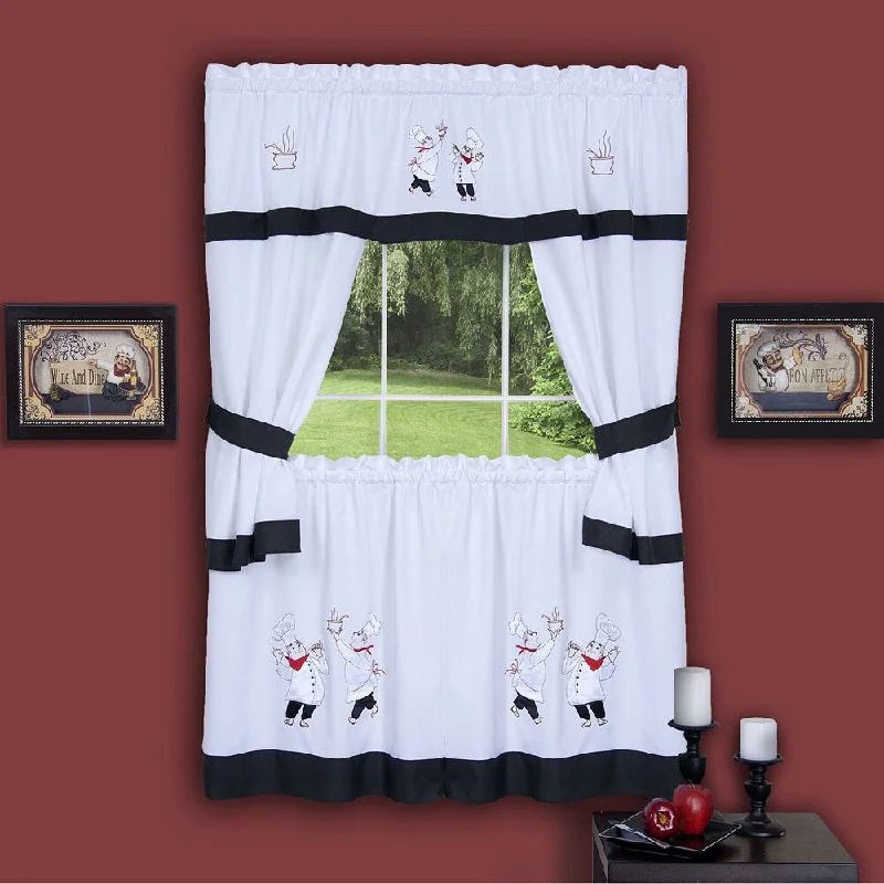 Achim Gourmet Window Curtain Cottage Set