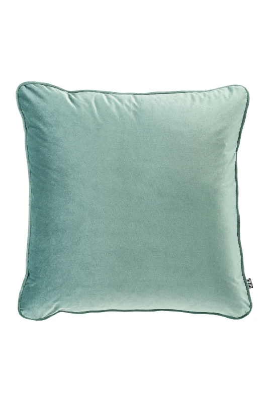 Square Velvet Turquoise Pillow | Eichholtz Roche