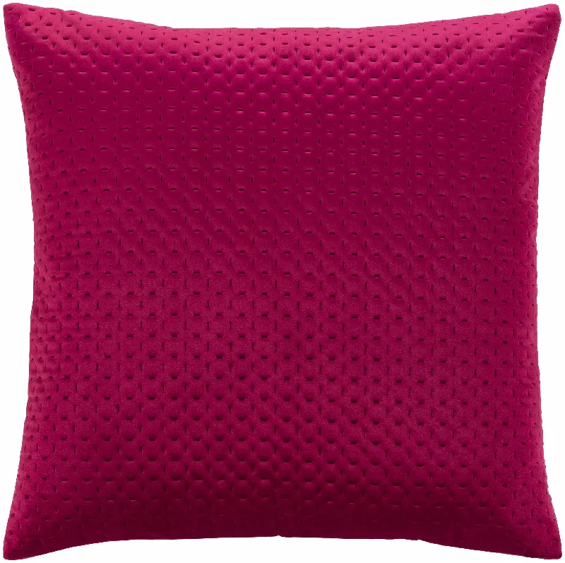 Bitely Magenta Textured Square Accent Pillow - Clearance